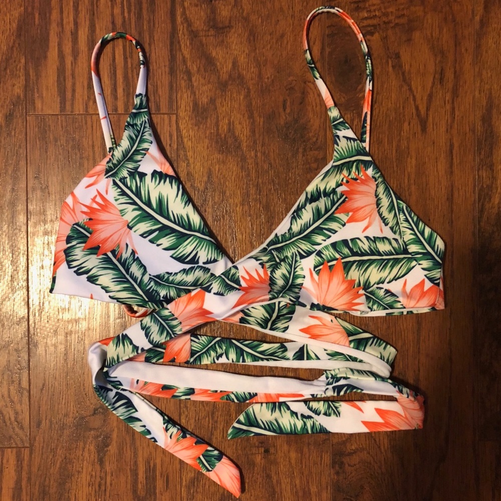 Wrap bikini top